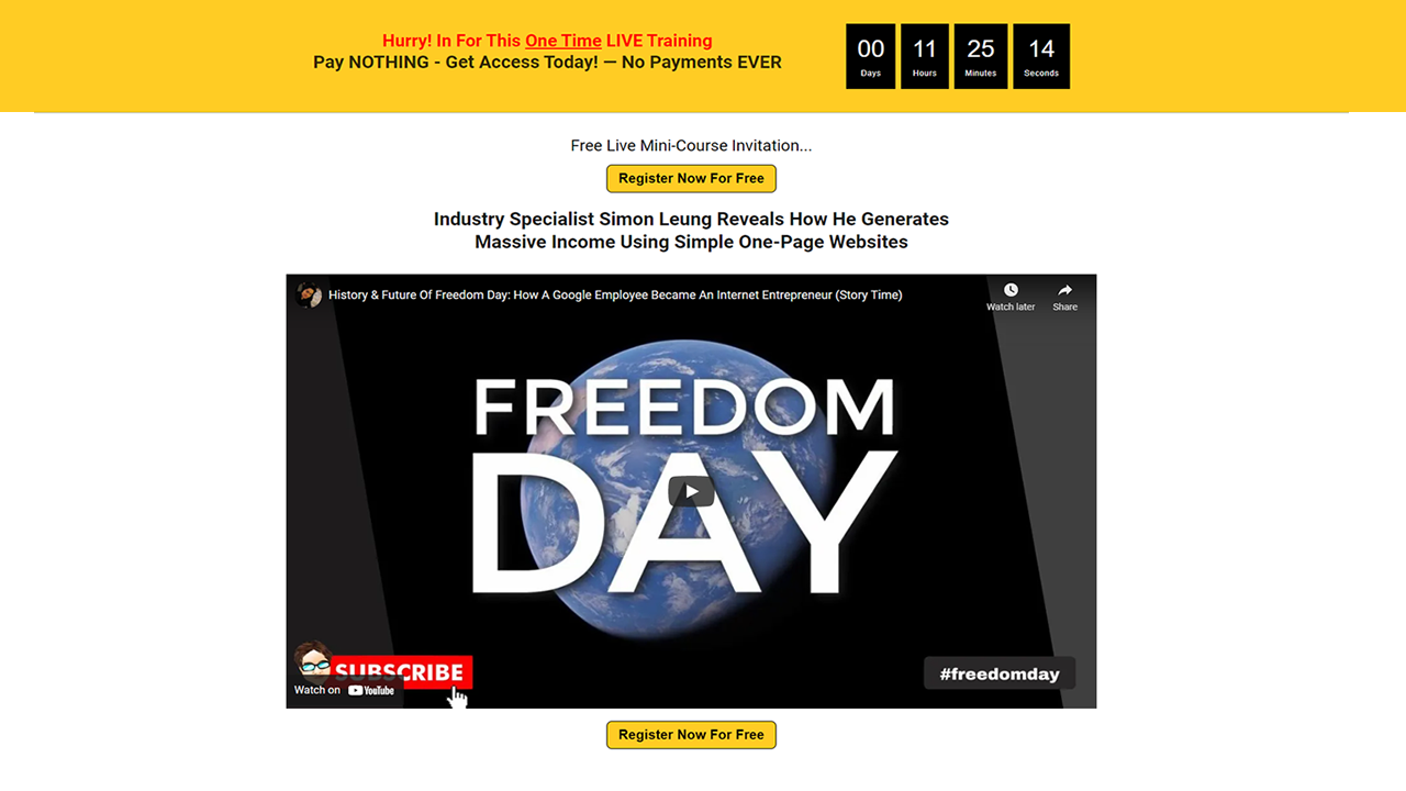 grooveasia simon leung freedom day free website template groovepages